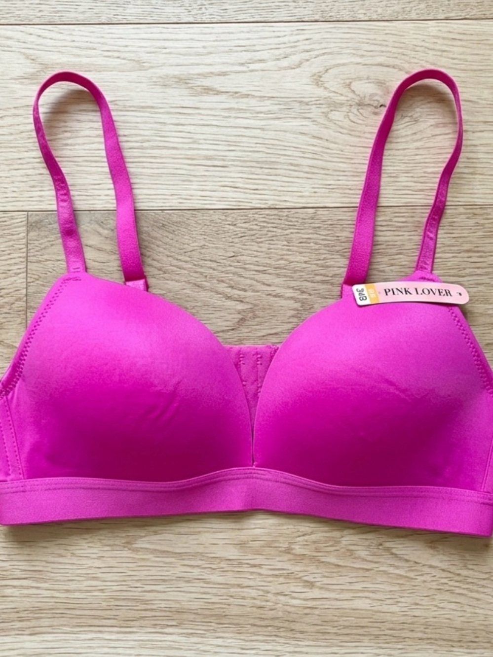 Pink Clover Pink Lover Bright Hot Pink Smooth T-Shirt Bra - Women Intimates